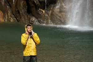 Wishbone Falls for some wet weather shots,